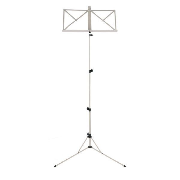 K&M 101 Music Stand Nickel Colored