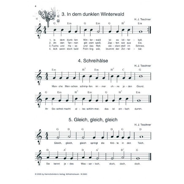 Heinrichshofen Verlag Fridolins Liederkarussell