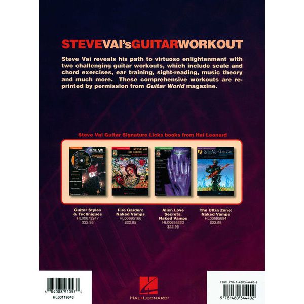 Hal Leonard Steve Vai's Guitar Workout