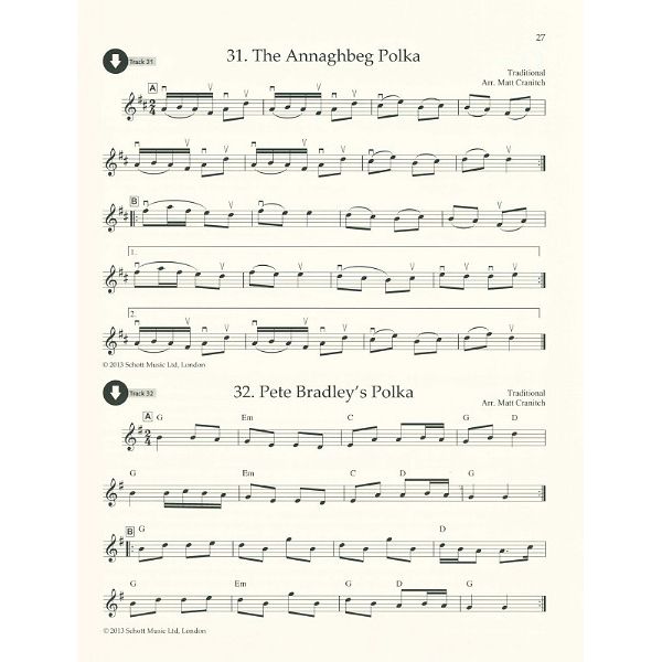 Schott Irish Fiddle Tunes