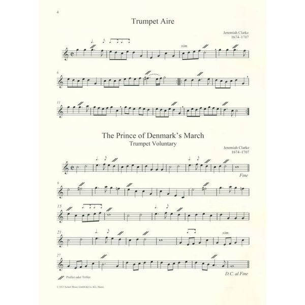 Schott Classical Highlights Trumpet