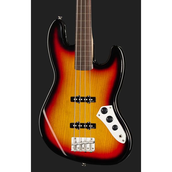 Harley Benton JB-40FL 3-Tone Sunburst