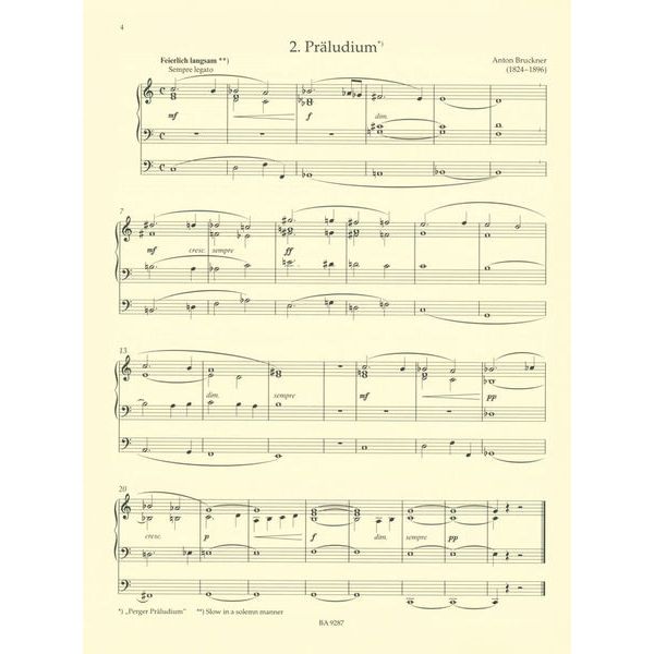 Bärenreiter Sonntagsorgel 1