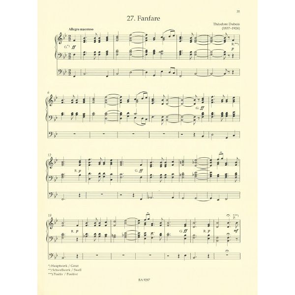 Bärenreiter Sonntagsorgel 1