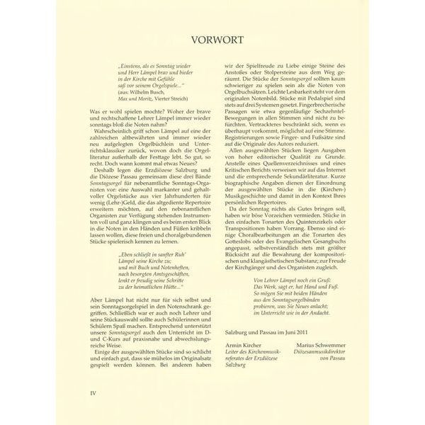 Bärenreiter Sonntagsorgel 2
