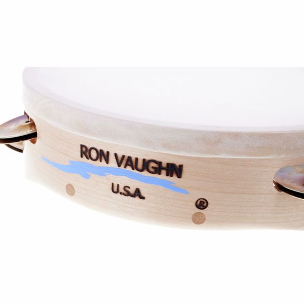 Ron Vaughn 8" Tambourine H. German Silver