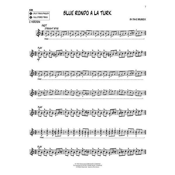 Hal Leonard Jazz Play-Along Dave Brubeck