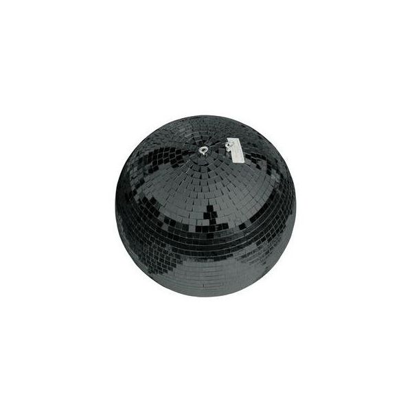 Boule à facettes noire 30 cm
