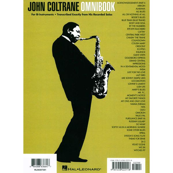 Hal Leonard John Coltrane Omnibook Bb