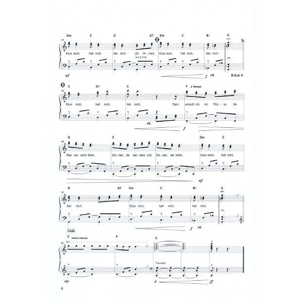 Musikverlag Geiger Küss Mich Halt Mich Lieb Mich