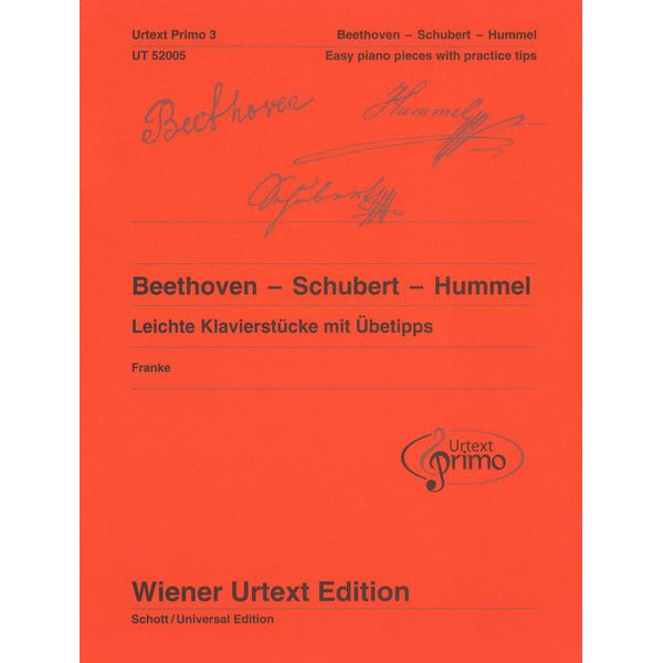 Wiener Urtext Edition Beethoven – Schubert – Hummel