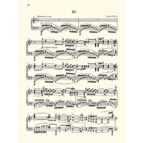 Henle Verlag Rachmaninow 24 Préludes