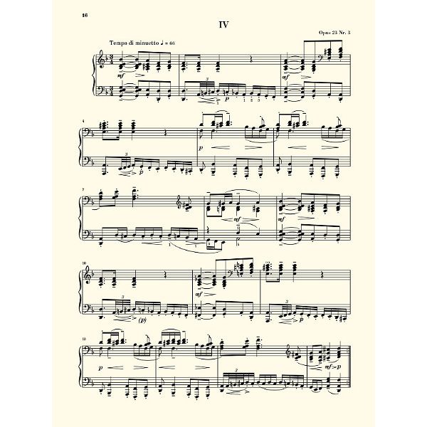 Henle Verlag Rachmaninow 24 Préludes