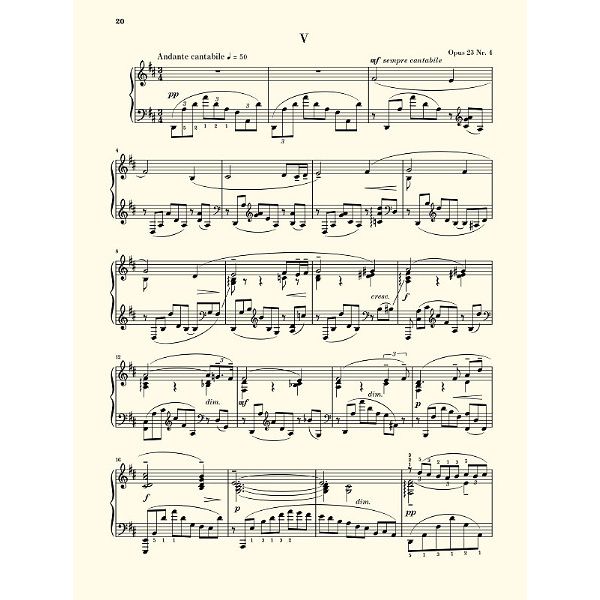 Henle Verlag Rachmaninow 24 Préludes