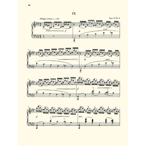 Henle Verlag Rachmaninow 24 Préludes