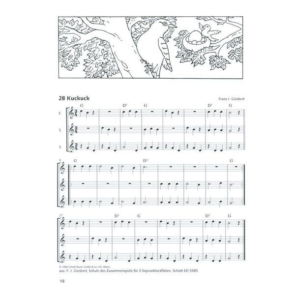 Schott Spiel Spaß Spielbuch Sopran 1