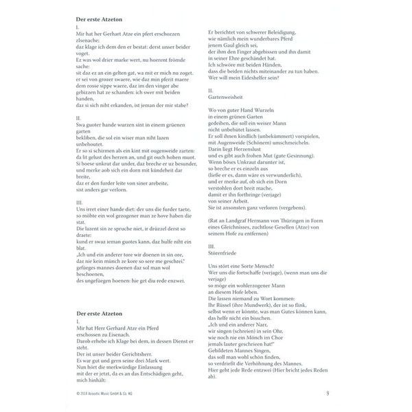 Fingerprint Das mittelalterlicheLiederbuch