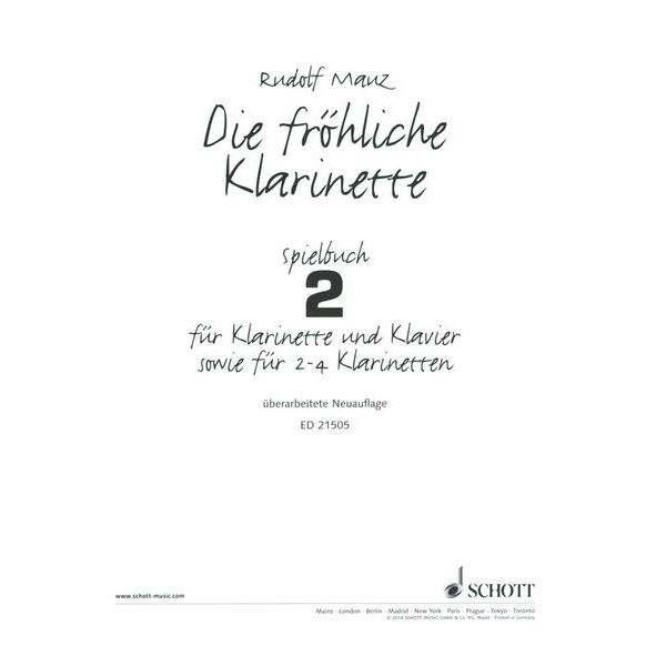 Schott Fröhliche Klarinette Spiel 2
