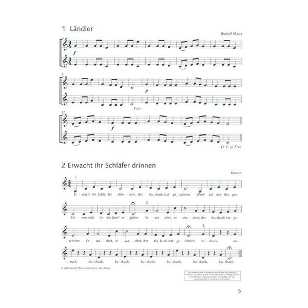 Schott Fröhliche Klarinette Spiel 2