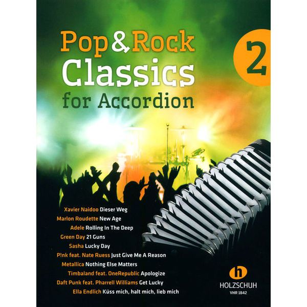 Holzschuh Verlag Pop Rock Classics Accordion 2