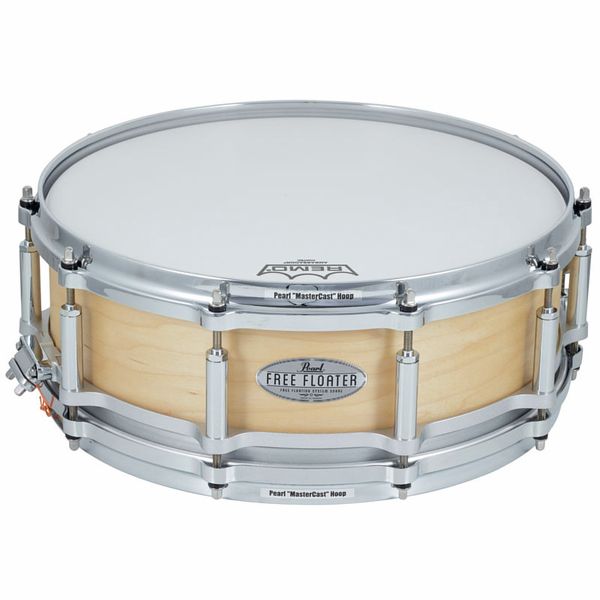 Pearl Free Floating 6-ply Maple Snare Drum Natural 14×6.5 Inches