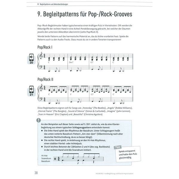 Helbling Verlag Liedbegleitung und Klavierimp.