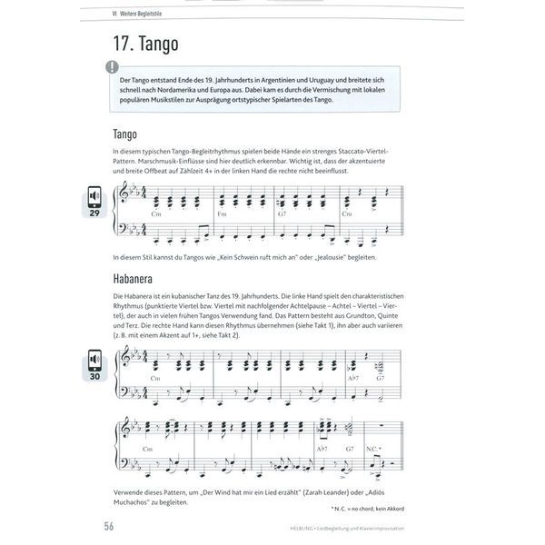 Helbling Verlag Liedbegleitung und Klavierimp.