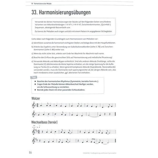 Helbling Verlag Liedbegleitung und Klavierimp.