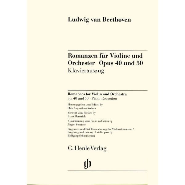 Henle Verlag Beethoven Violinromanzen