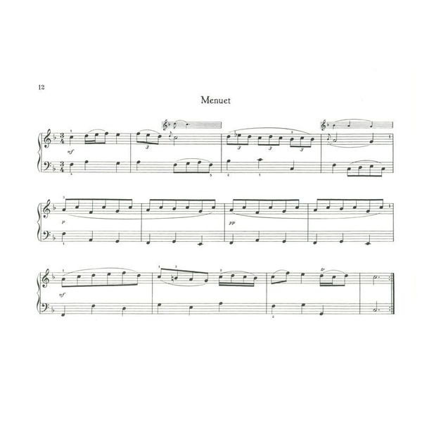 Schott Bach Notenbüchlein