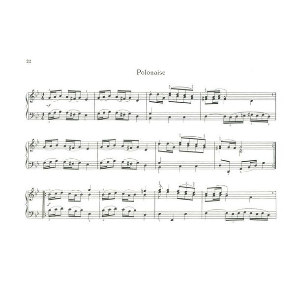 Schott Bach Notenbüchlein