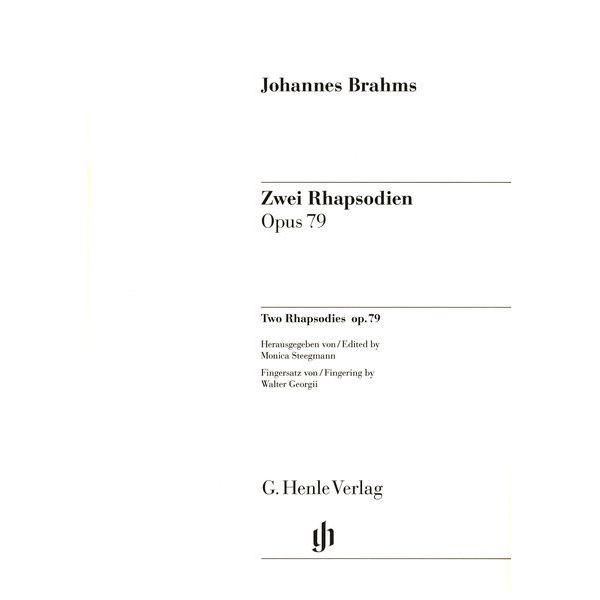 Henle Verlag Brahms Zwei Rhapsodien op.79
