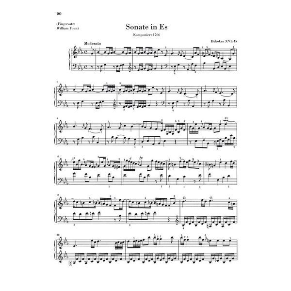 Henle Verlag Haydn Klaviersonaten 1