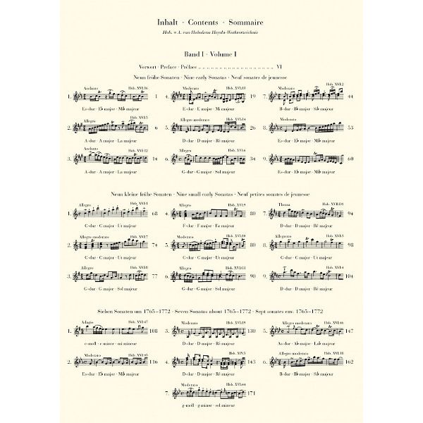 Henle Verlag Haydn Klaviersonaten 1