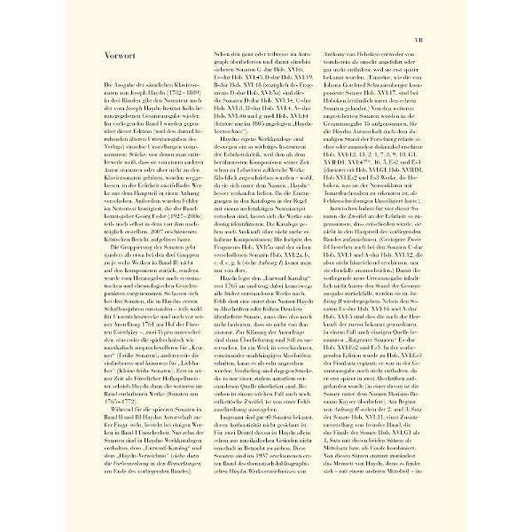 Henle Verlag Haydn Klaviersonaten 1
