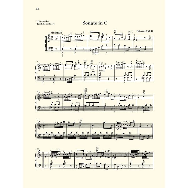 Henle Verlag Haydn Klaviersonaten 1