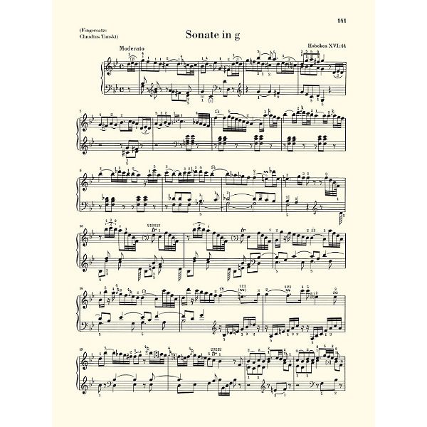 Henle Verlag Haydn Klaviersonaten 1