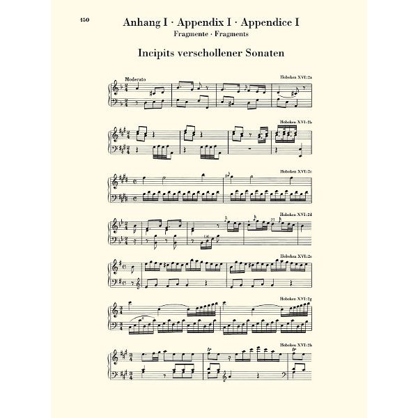 Henle Verlag Haydn Klaviersonaten 1