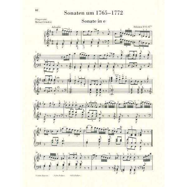 Henle Verlag Haydn Klaviersonaten 1