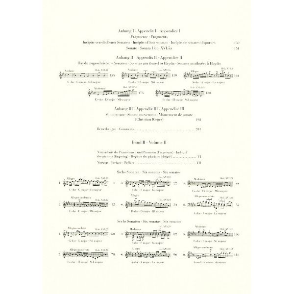 Henle Verlag Haydn Klaviersonaten 1