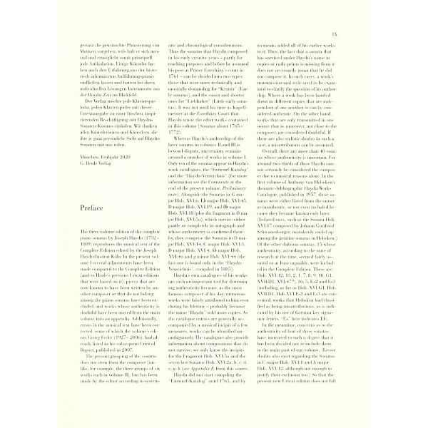Henle Verlag Haydn Klaviersonaten 1