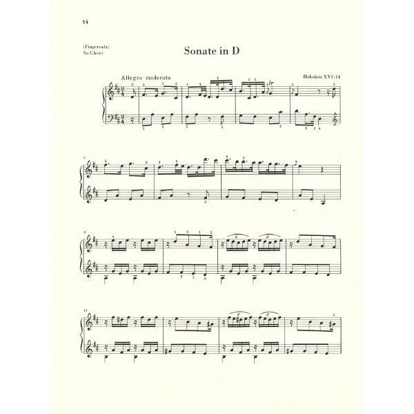 Henle Verlag Haydn Klaviersonaten 1