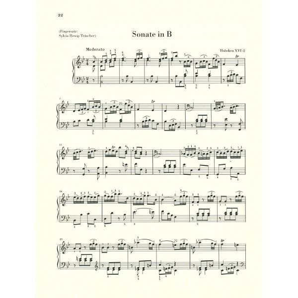 Henle Verlag Haydn Klaviersonaten 1