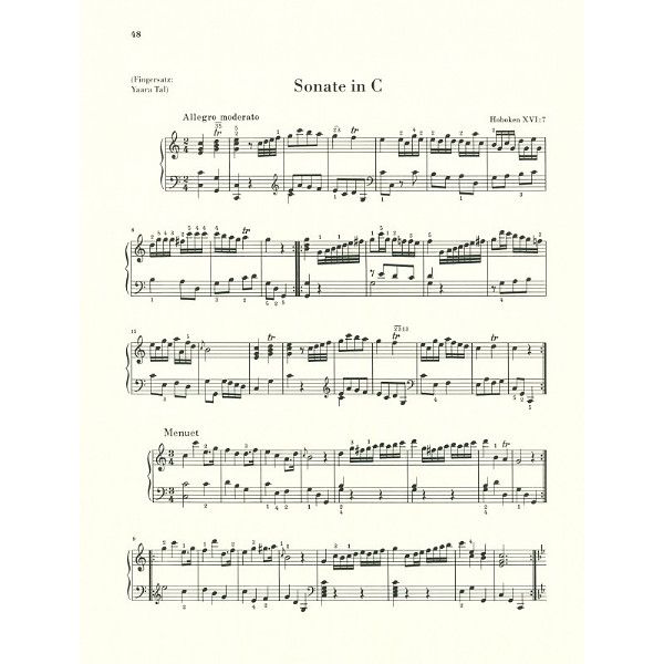 Henle Verlag Haydn Klaviersonaten 1