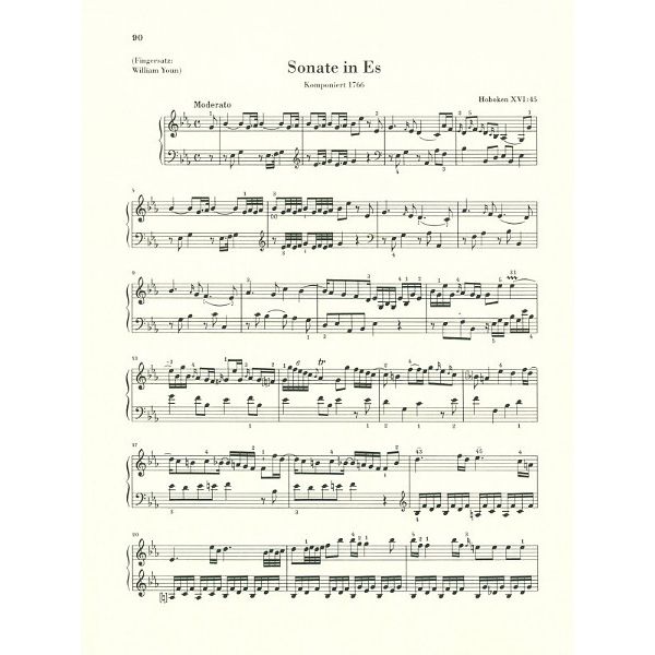Henle Verlag Haydn Klaviersonaten 1
