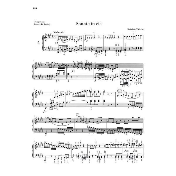 Henle Verlag Haydn Klaviersonaten 2