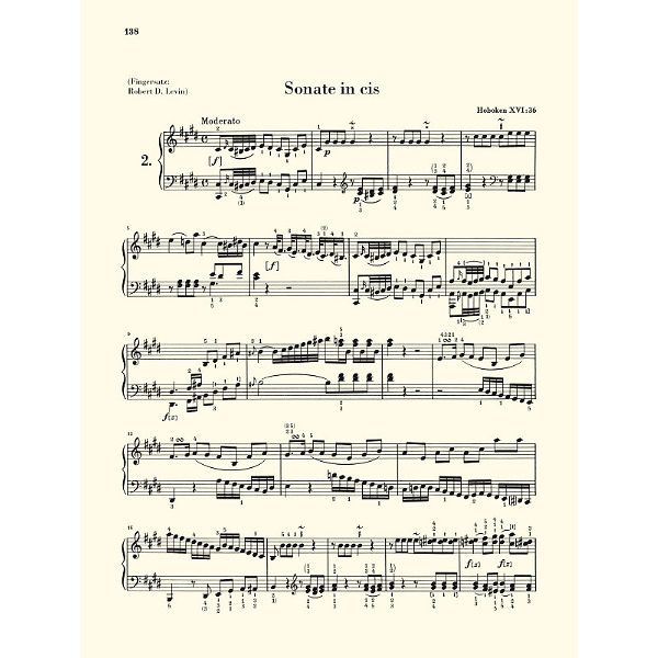 Henle Verlag Haydn Klaviersonaten 2