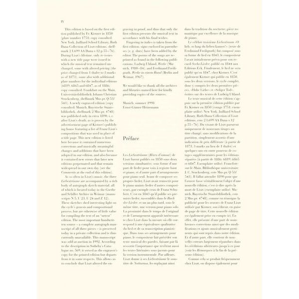 Henle Verlag Liszt Liebesträume Notturnos