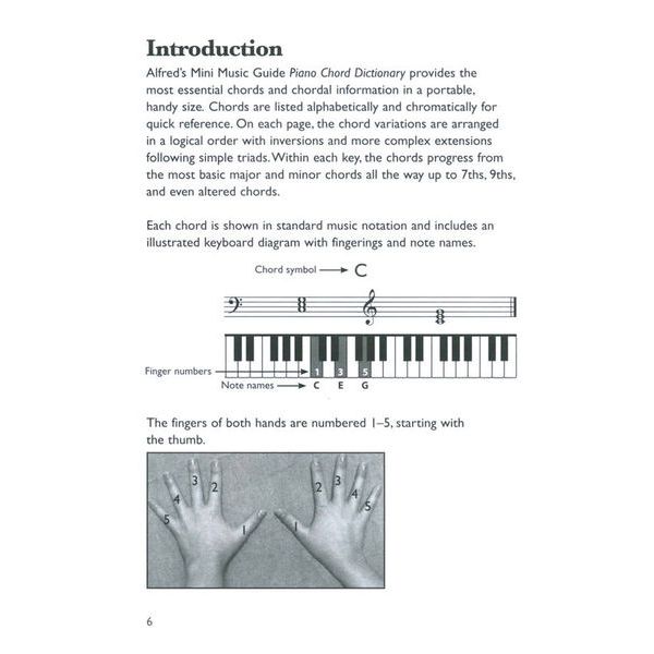 Alfred Music Publishing Piano Chord Dictionary