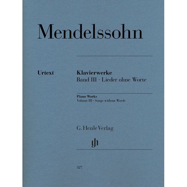 Henle Verlag Mendelssohn Lieder ohne Worte
